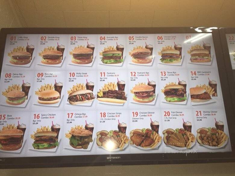 Super Drive In - Corcoran, CA menu_pic
