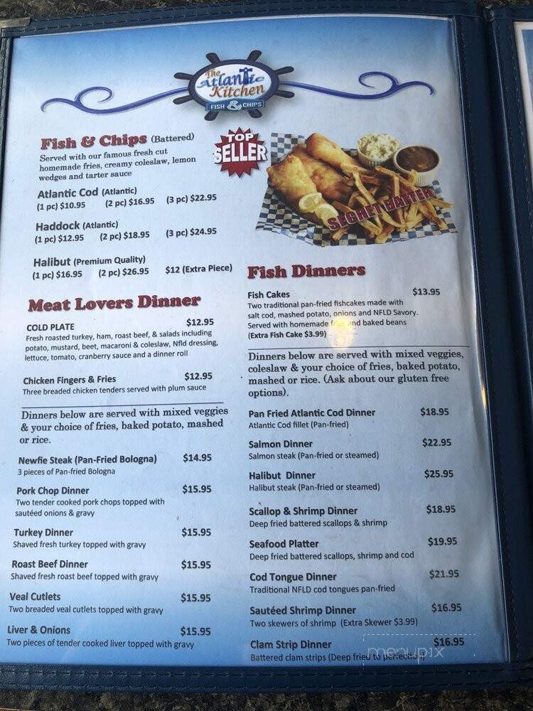 Superior Fish & Chips - Devon, AB menu_pic