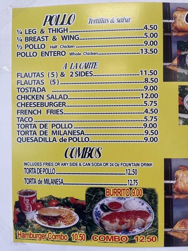 Super Pollos Rositisa Dos - Los Angeles, CA menu_pic