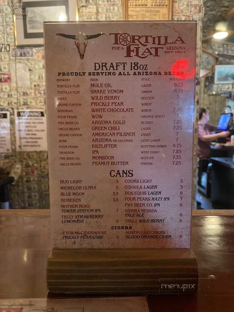 Superstition Saloon - Maricopa, AZ menu_pic