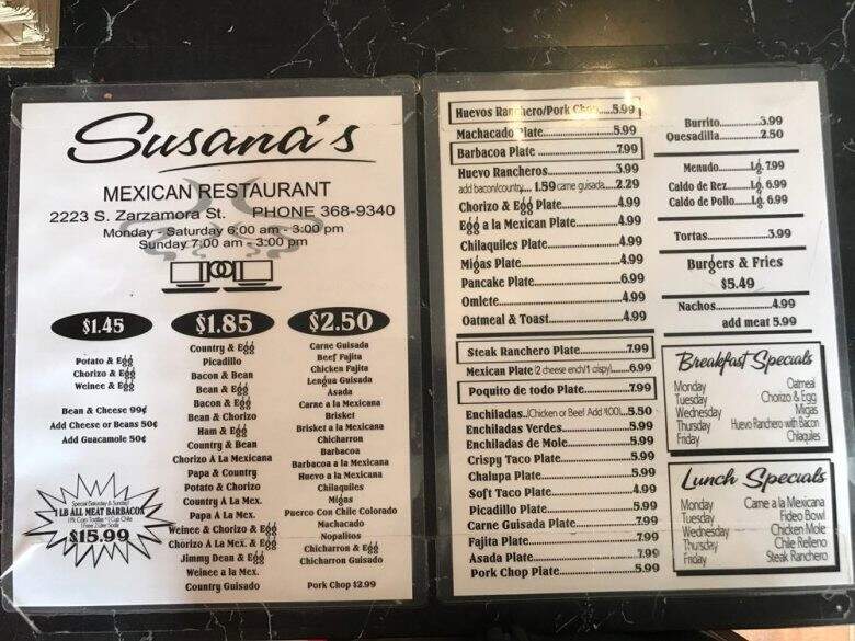 Susana's Restaurant - San Antonio, TX