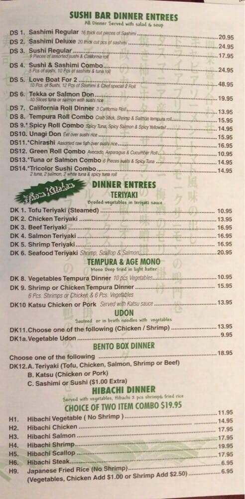 Sushi House - Yardley, PA menu_pic