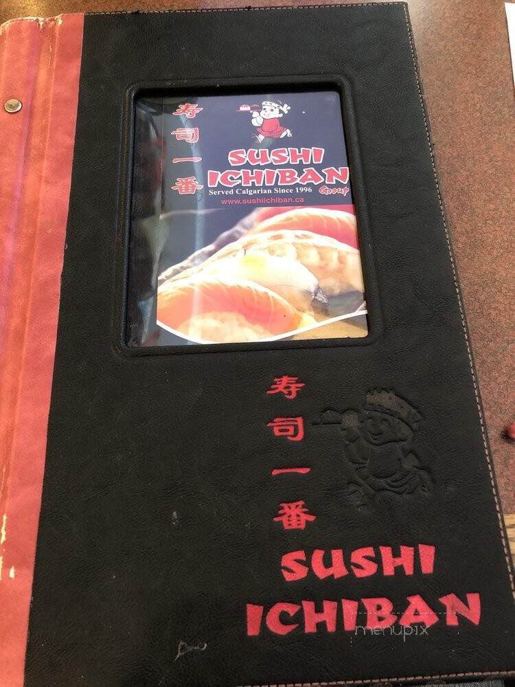 Sushi Ichiban Japanese Restaurant - Calgary, AB menu_pic