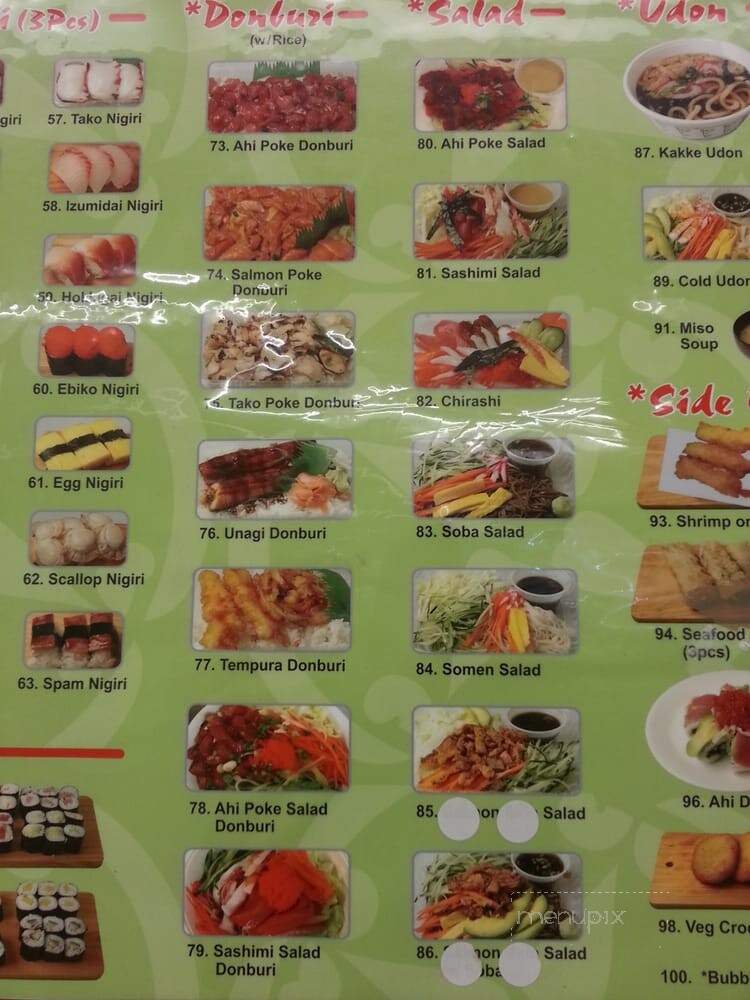 Sushiman - Waipahu, HI menu_pic