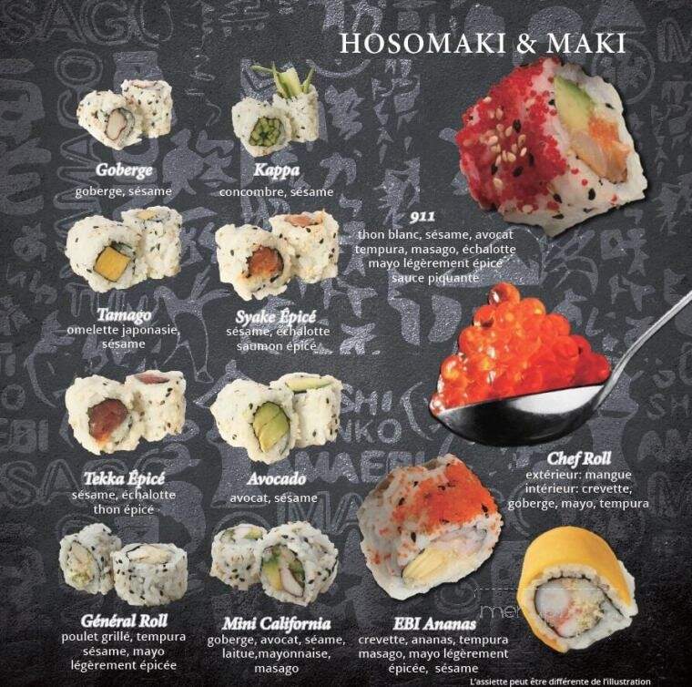 Sushi Matsu - Saint-Hyacinthe, QC menu_pic