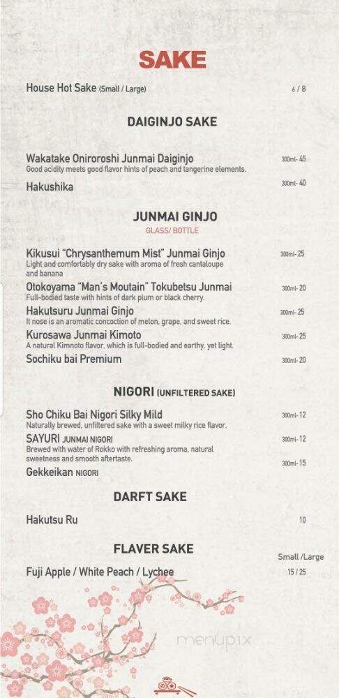 Sushi Street - Keller, TX menu_pic