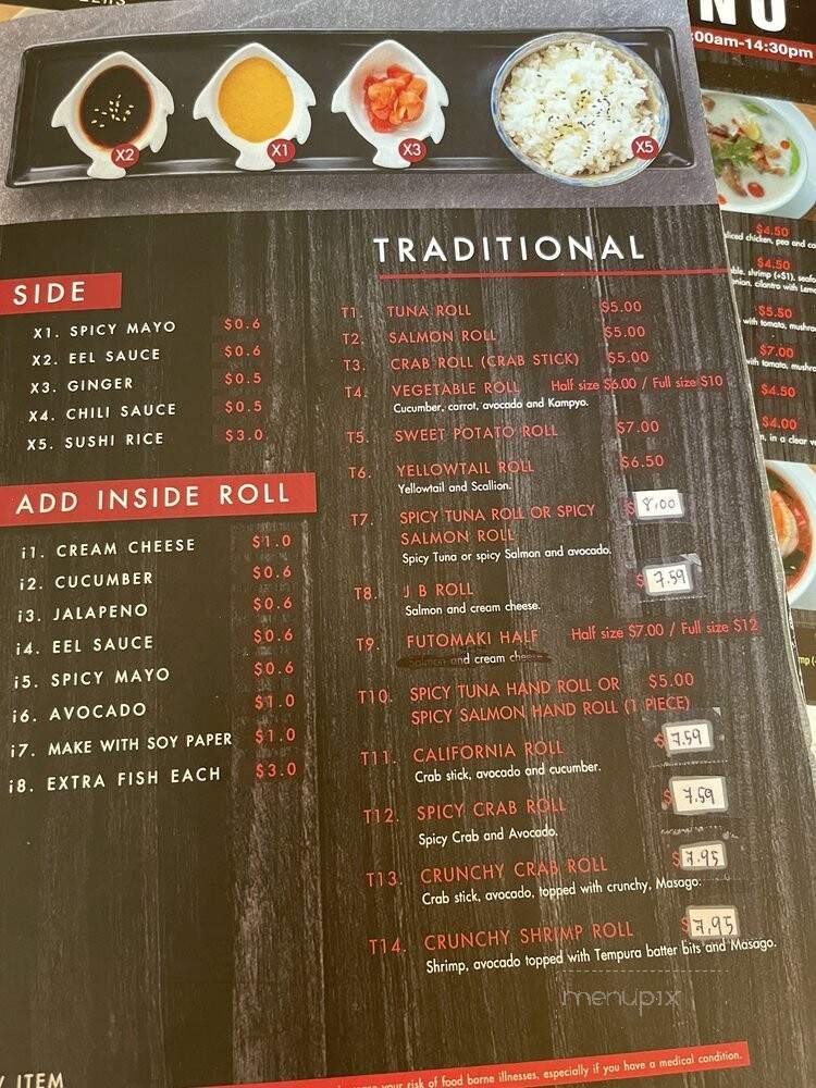 Sushi Thai - Hermitage, TN menu_pic