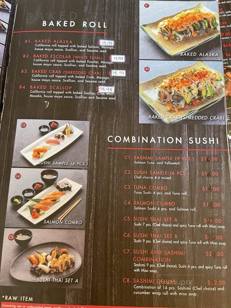 Sushi Thai - Hermitage, TN menu_pic