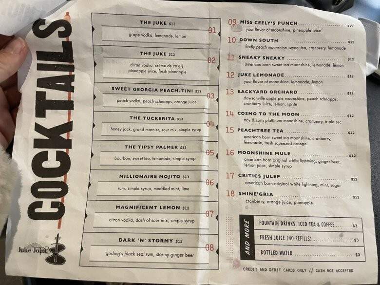Sojourner's - Atlanta, GA menu_pic