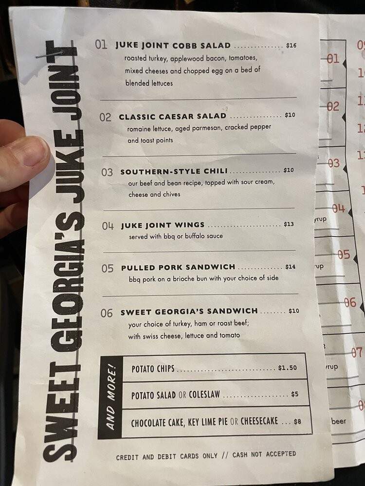 Sojourner's - Atlanta, GA menu_pic