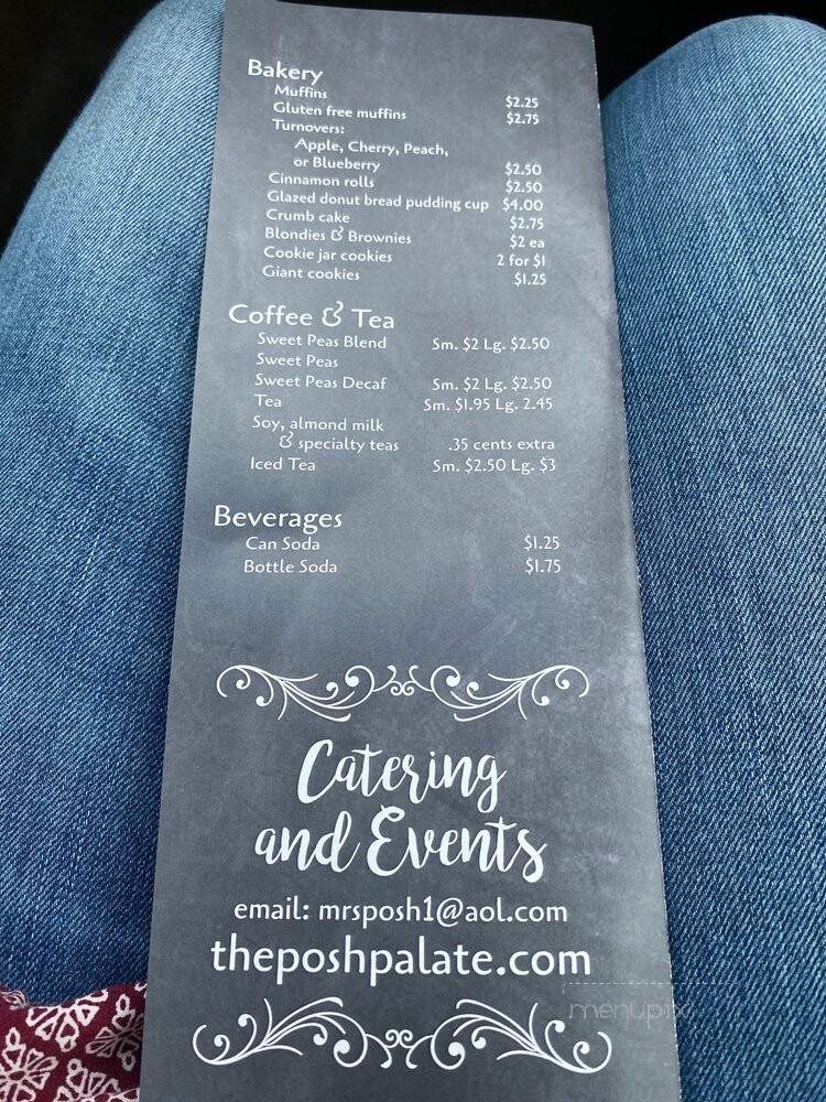 Sweet Peas Cafe - New Bern, NC menu_pic
