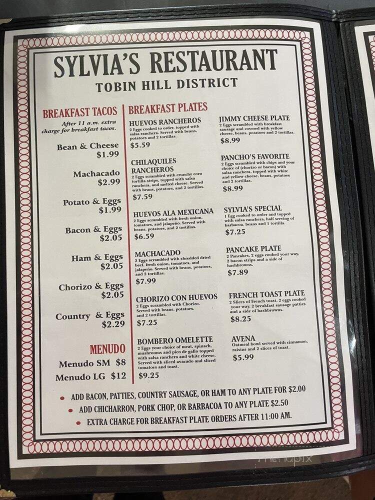 Sylvia's Restaurant - San Antonio, TX