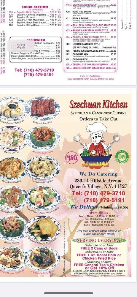Szechuan Kitchen - Queens Village, NY