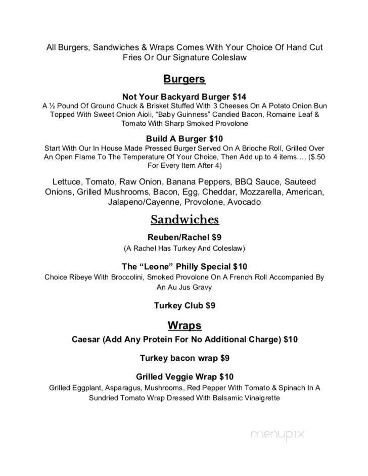 Tabula Rasa PGH - Monaca, PA menu_pic