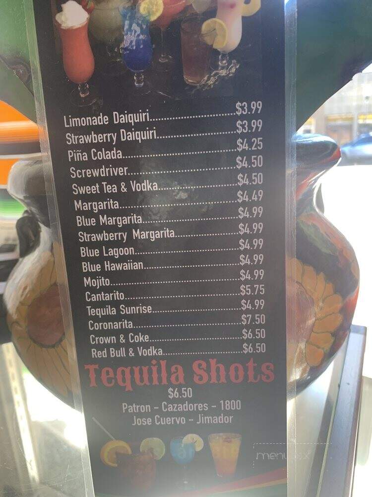 Taco El Paloma - Okemah, OK menu_pic