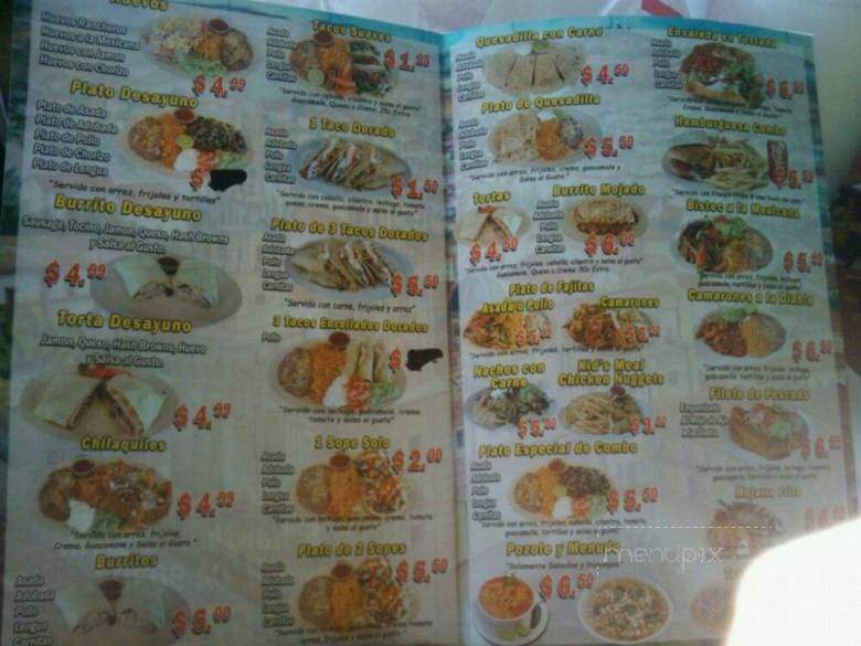 Taco Morelia - Inglewood, CA menu_pic