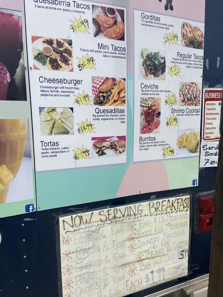 TACOntento - Austin, TX menu_pic
