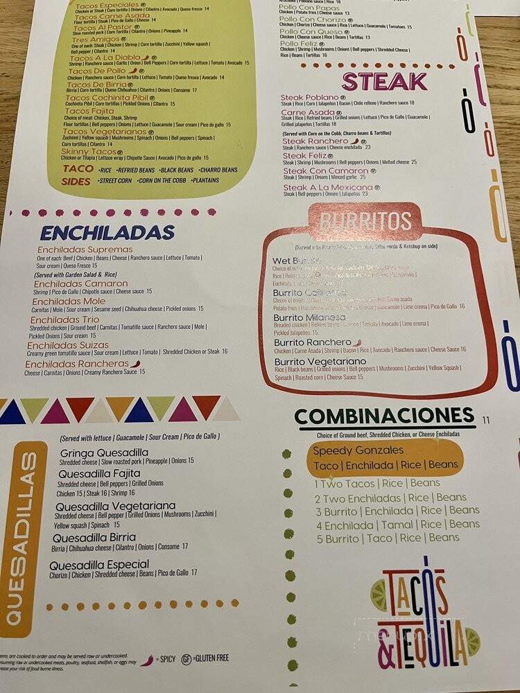 Tacos & Tequila - Overland Park, KS menu_pic