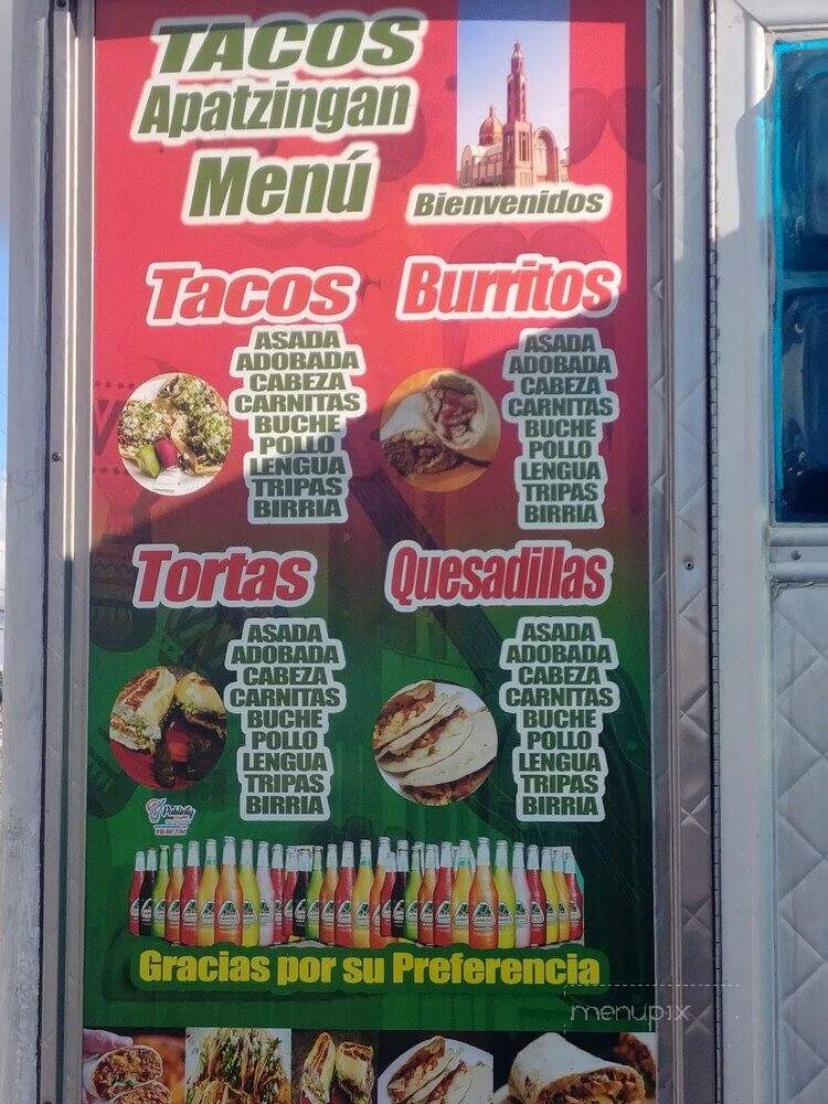 Tacos Apatzingan - Sacramento, CA menu_pic