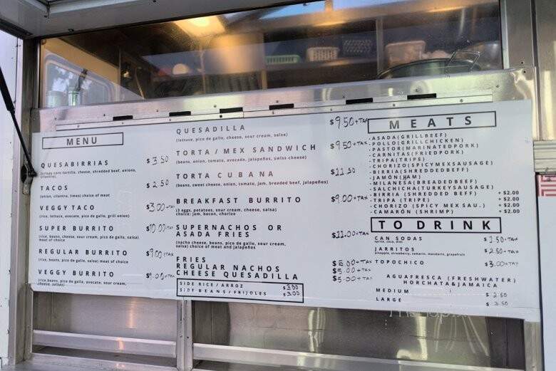 Tacos Azteca - Sunnyvale, CA menu_pic