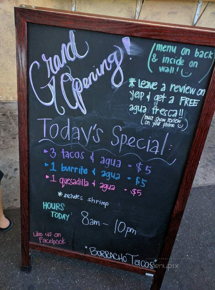 Tacos Borrachos - Moreno Valley, CA menu_pic