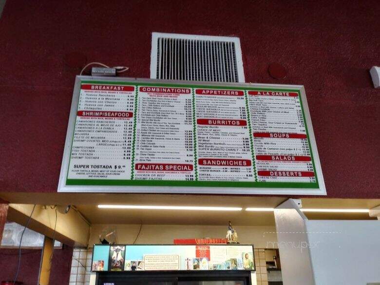 Tacos Charley No 3 - Inglewood, CA menu_pic
