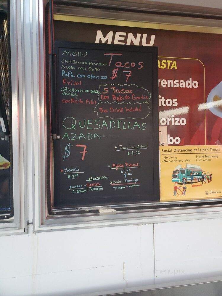 Tacos De Canasta El Abuelo - Los Angeles, CA menu_pic