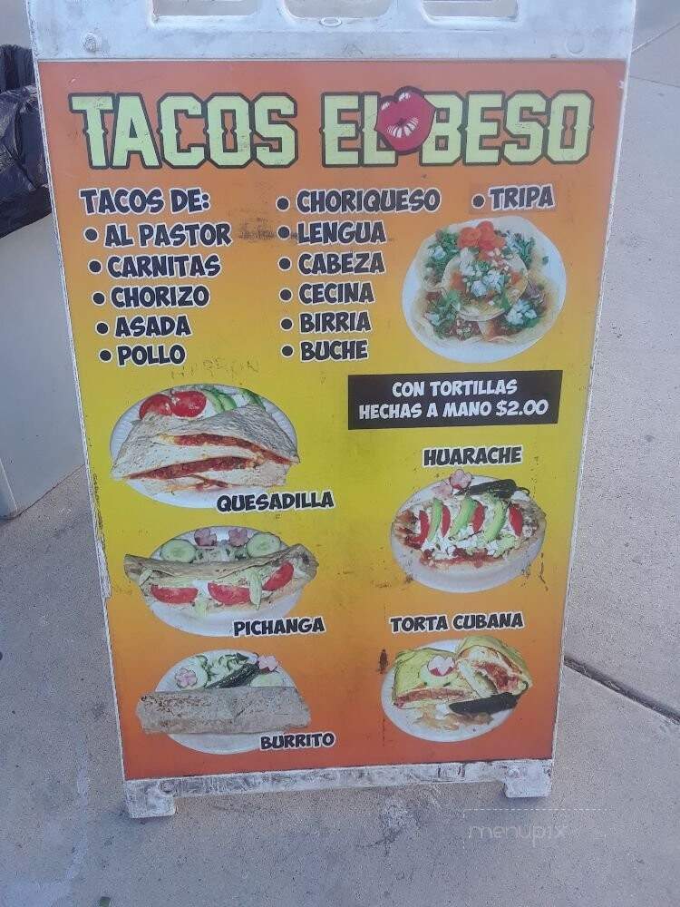 Tacos El Beso - Santa Ana, CA menu_pic