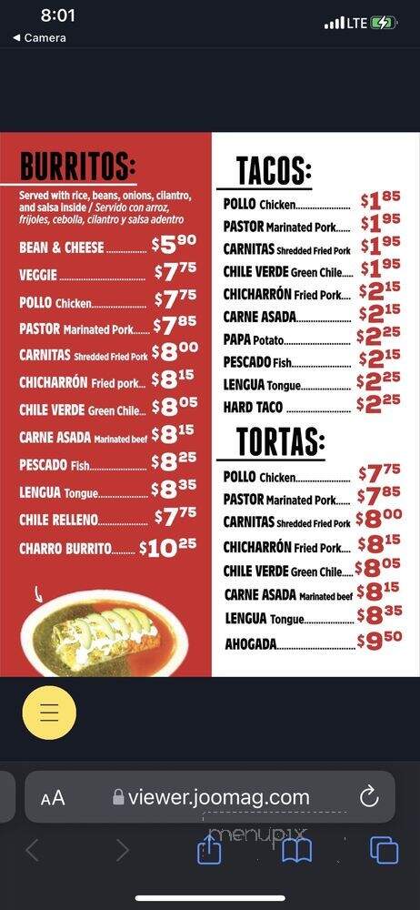 Tacos El Charro - Los Angeles, CA