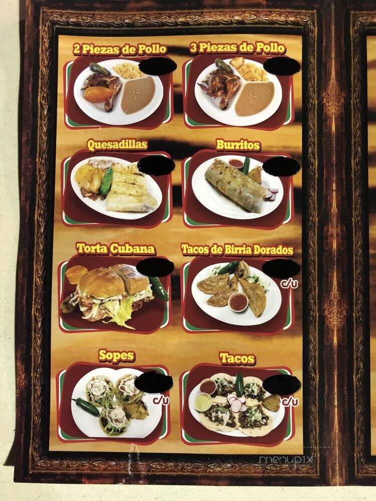Tacos El Escondido - Los Angeles, CA menu_pic