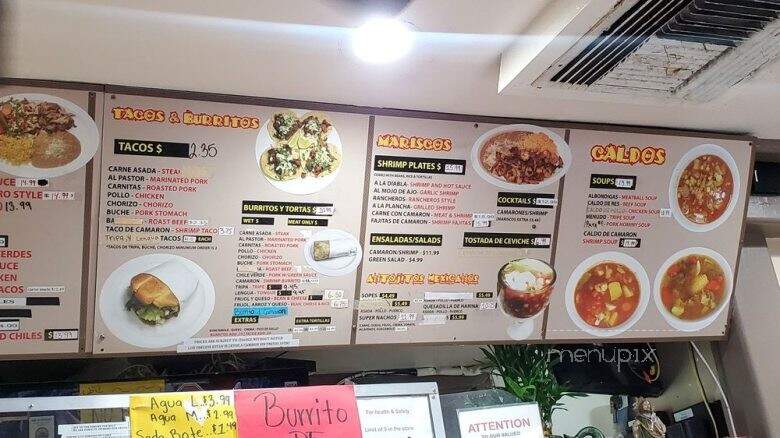 Tacos El Paisa - Upland, CA menu_pic