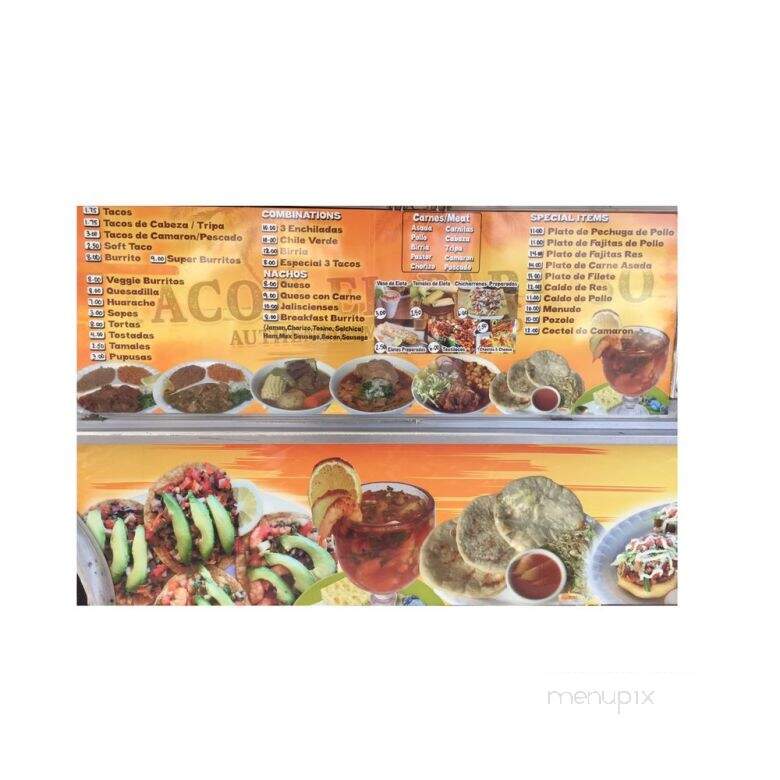 Tacos El Paraiso - Buttonwillow, CA menu_pic