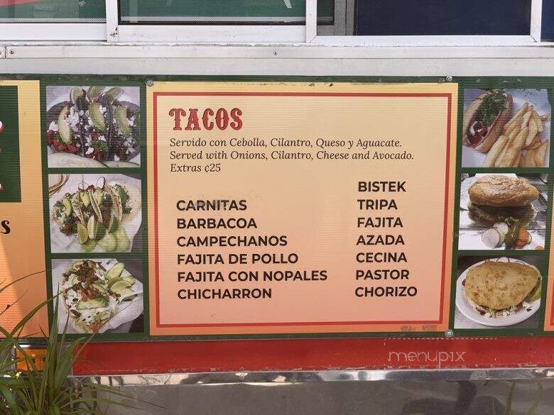 Tacos El Rincon - Austin, TX menu_pic