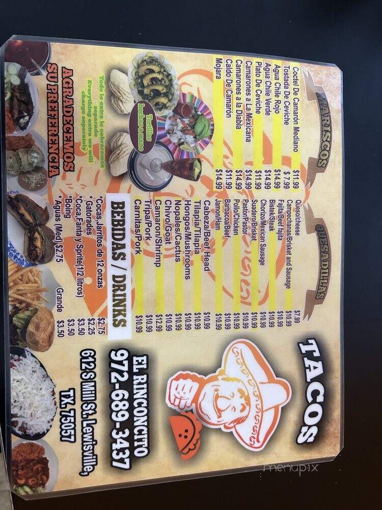 Tacos El Rinconcito - Lewisville, TX
