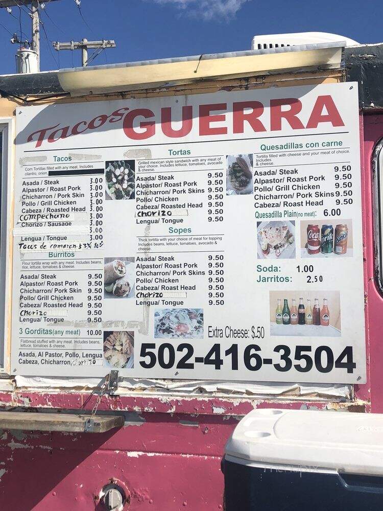 Tacos Guerra - Louisville, KY