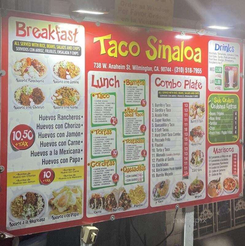 Taco Sinaloa - Wilmington, CA