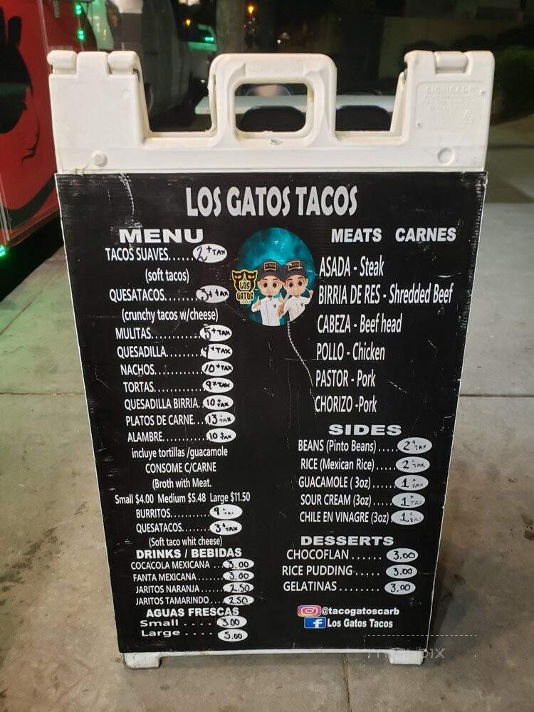 Tacos Los Gatos - Los Angeles, CA menu_pic