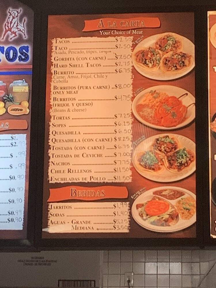 Taqueria Jalisco - Santa Clarita, CA menu_pic