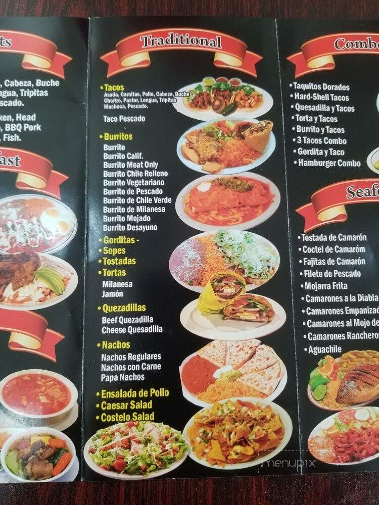 Tacos Michoacan - Los Angeles, CA menu_pic