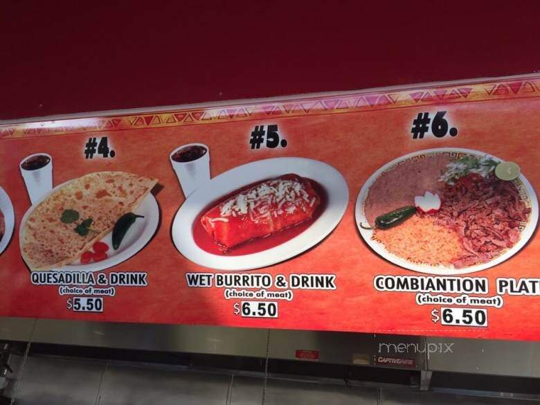 Raul Taco's - Downey, CA menu_pic