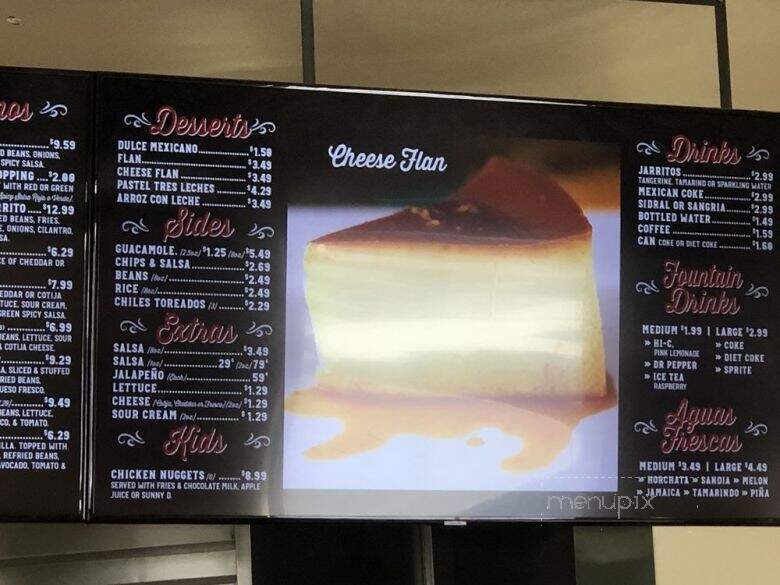 Taco San Pedro - Lakewood, CA menu_pic