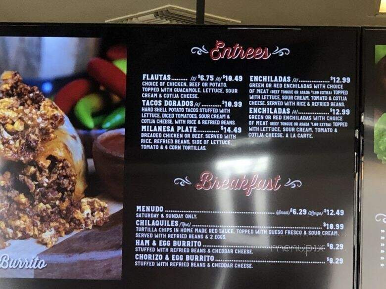 Taco San Pedro - Lakewood, CA menu_pic