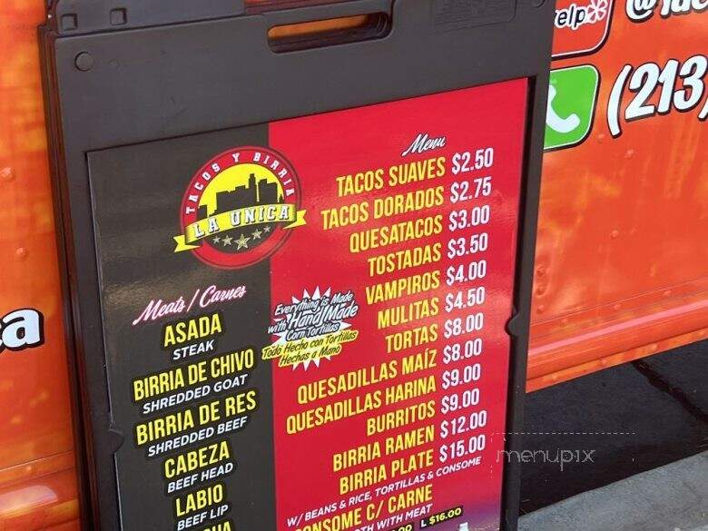 Tacos y Birria La Unica - Los Angeles, CA