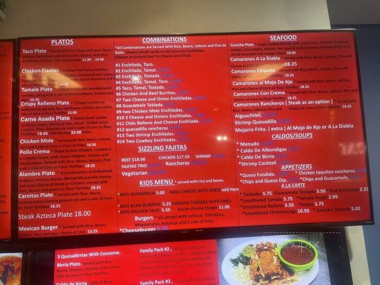 Tacos Y Tortas El Compita - Thornton, CO menu_pic