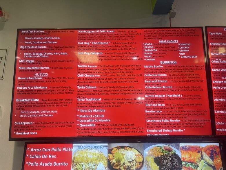 Tacos Y Tortas El Compita - Thornton, CO menu_pic