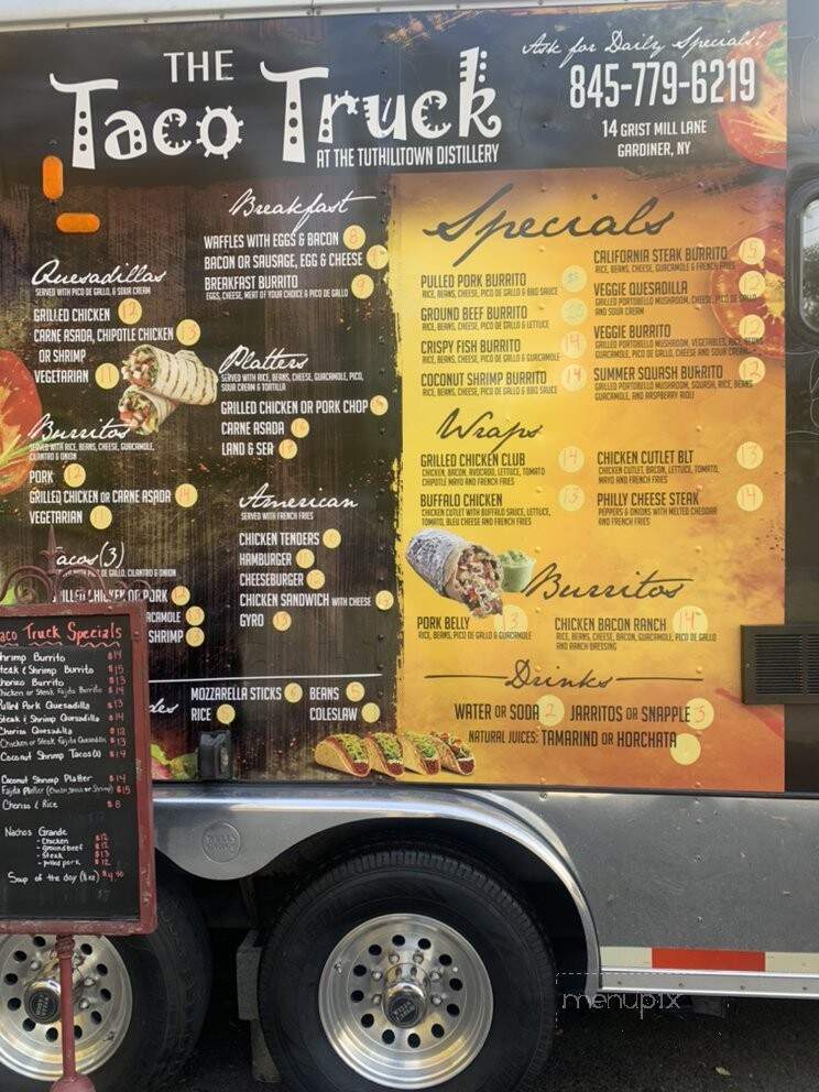 Taco Truck - Gardiner, NY menu_pic