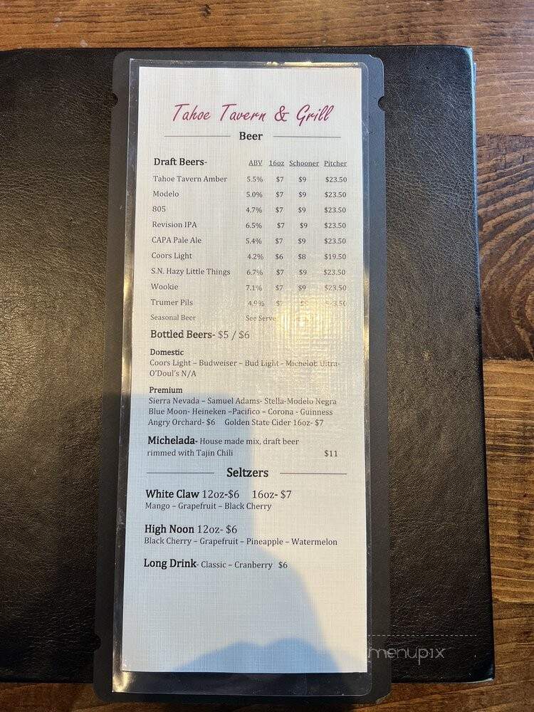 Tahoe Tavern & Grill - Stateline, NV