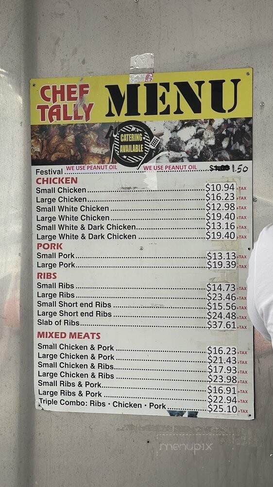 Tally's Jamaican Chicken - Hollywood, FL menu_pic