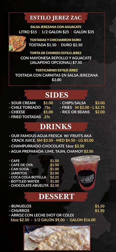Tamales Norma - Stone Park, IL menu_pic