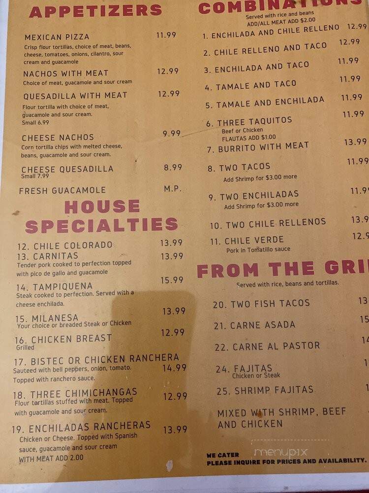Tacos Tamazula - Norco, CA menu_pic